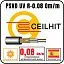 Кабель резистивный на отрез Ceilhit PSVD UV R-0.08 Om/m Mos-Obogrev.ru