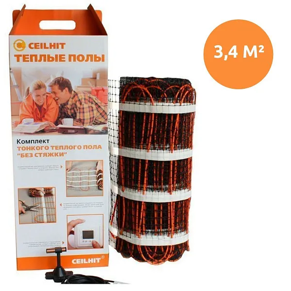 Ceilhit 22 PSVD/180-N50-605 нагревательный мат для теплого пола Mos-Obogrev.ru