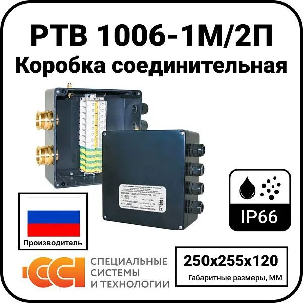 Коробка соединительная РТВ 1006-1М/2П Mos-Obogrev.ru