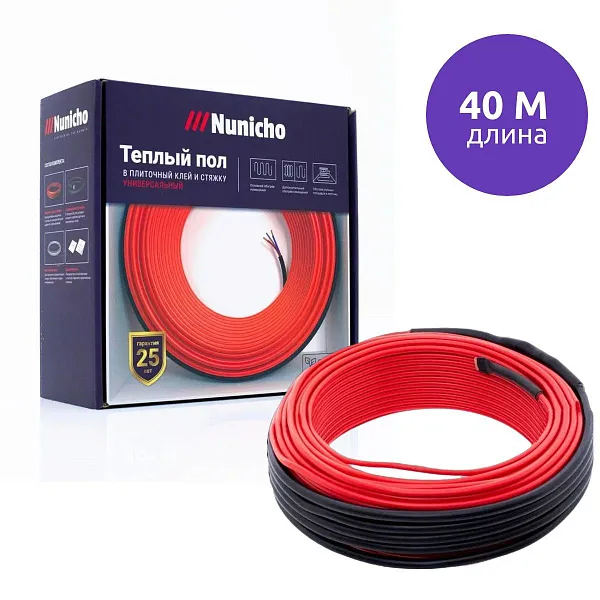 Секция нагревательная NUNICHO ETALON SHS 40м/800 Вт Mos-Obogrev.ru