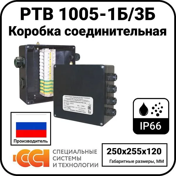 Коробка соединительная РТВ 1005-1Б/3Б Mos-Obogrev.ru